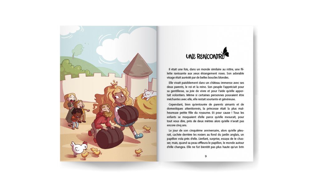 La princesse et les papillons