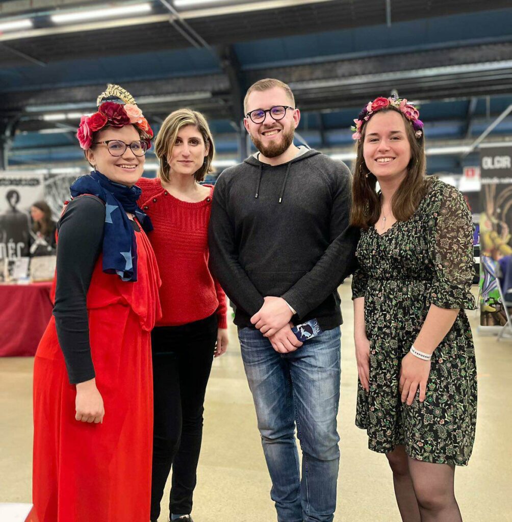 Aurélie Philippe, Marie Rozsa, Ghrian et Solène Chartier