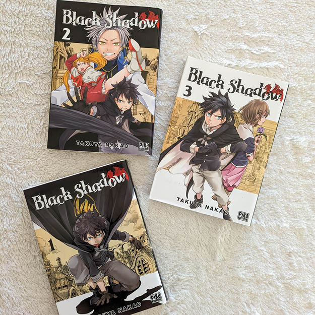 Black Shadow, tomes 1 à 3, Takuya Nakao