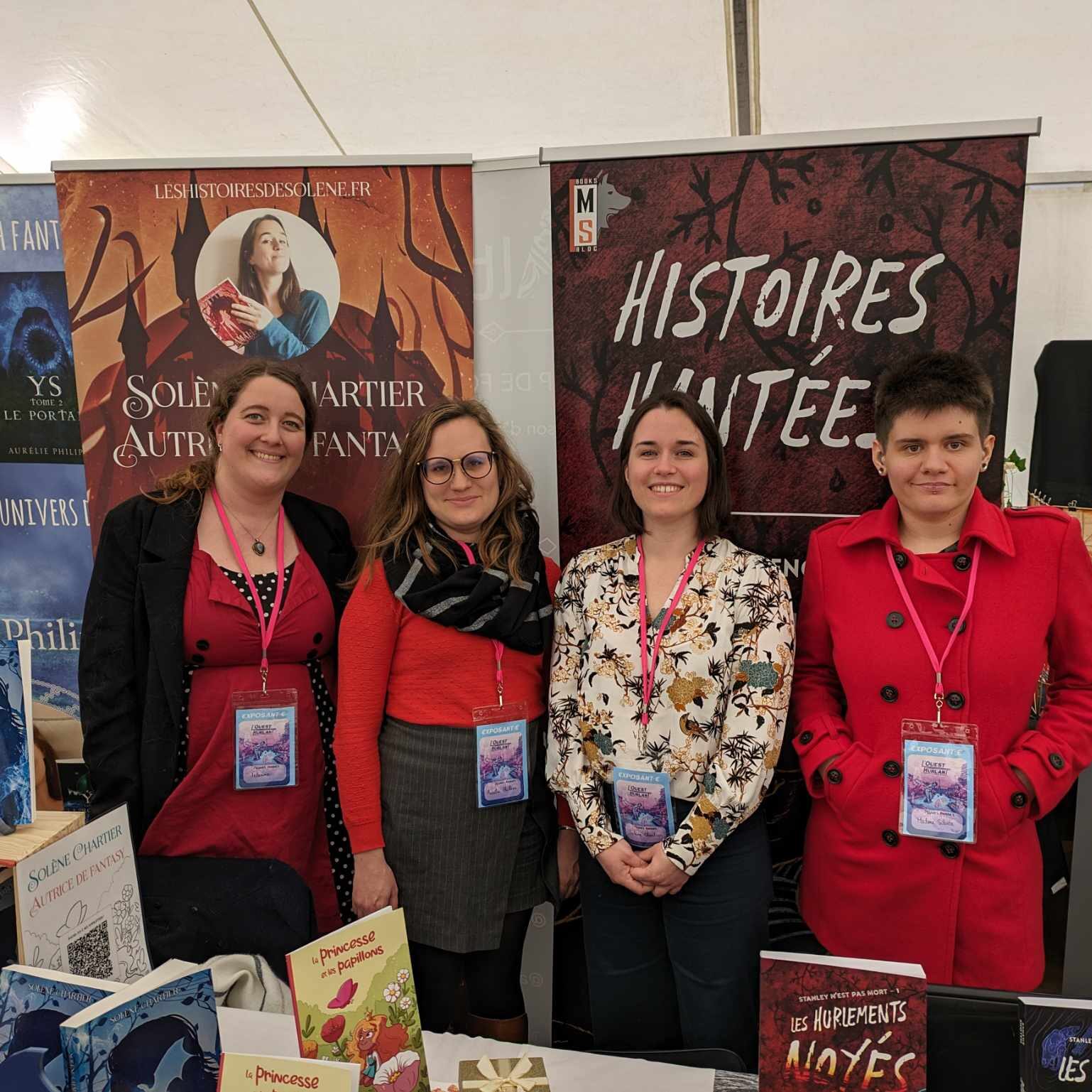 Ielenna, Aurélie Philippe, Solène Chartier et Malone Silence à l'Ouest Hurlant