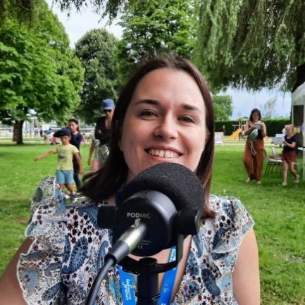 Solène Chartier sur Radio Prévert Sud Sarthe en juillet 2024 à l'occasion de Partir en livre