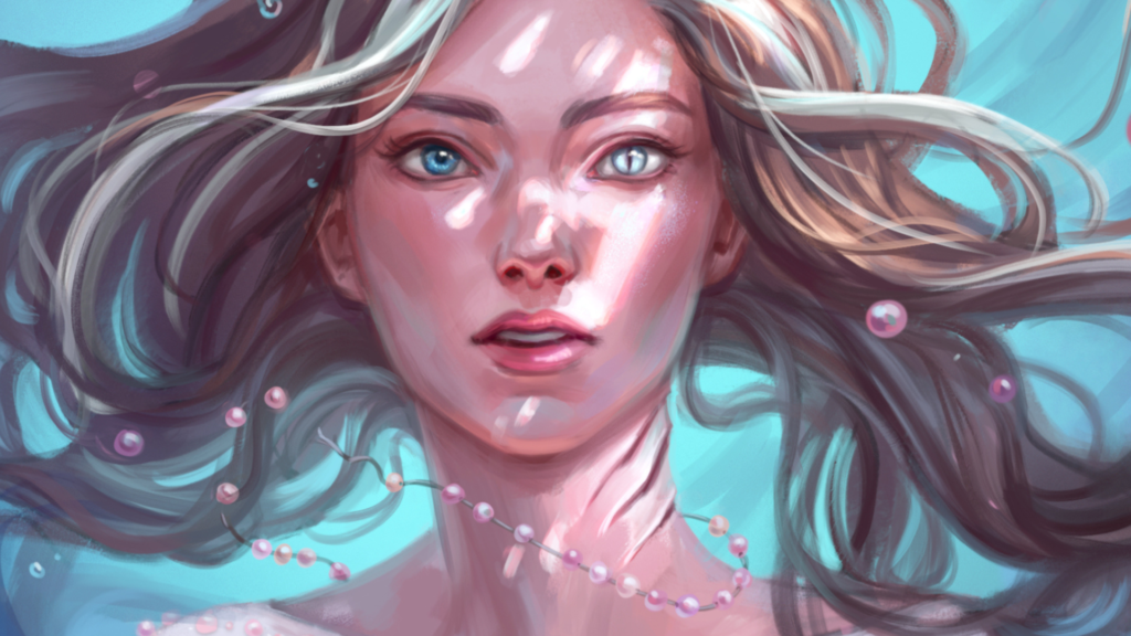 La sirène de Malcor couverture réalisée par Blutopy