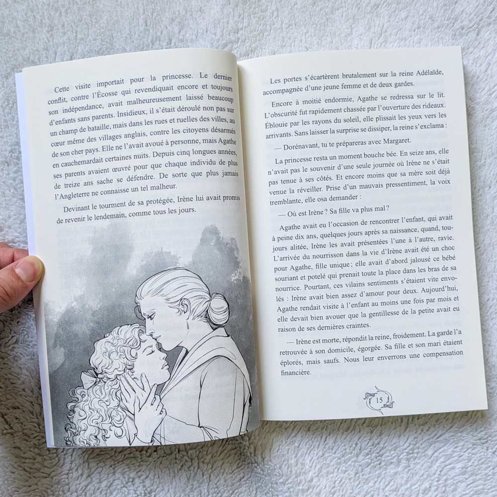 Première illustration de La sirène de Malcor, un roman de fantasy écrit par Solène Chartier