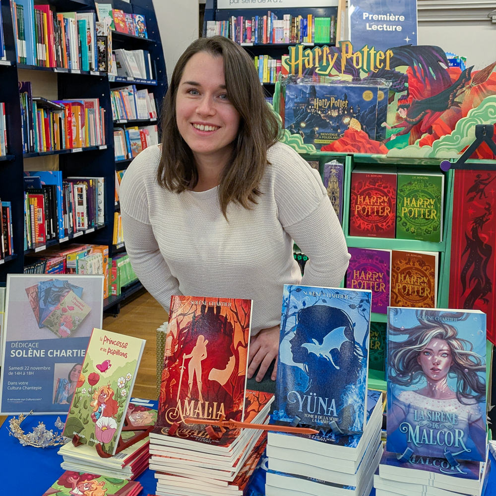 L'autrice bretonne de fantasy Solène Chartier en dédicace chez Cultura Rennes Chantepie