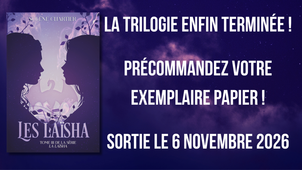 Précommandez le tome 3 de La Laïsha de Solène Chartier
